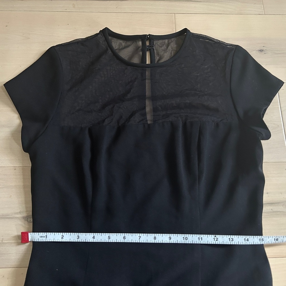 Vintage Kathryn Conover By Night Black Cocktail Midi Dress Size 8 - Picture 7 of 16